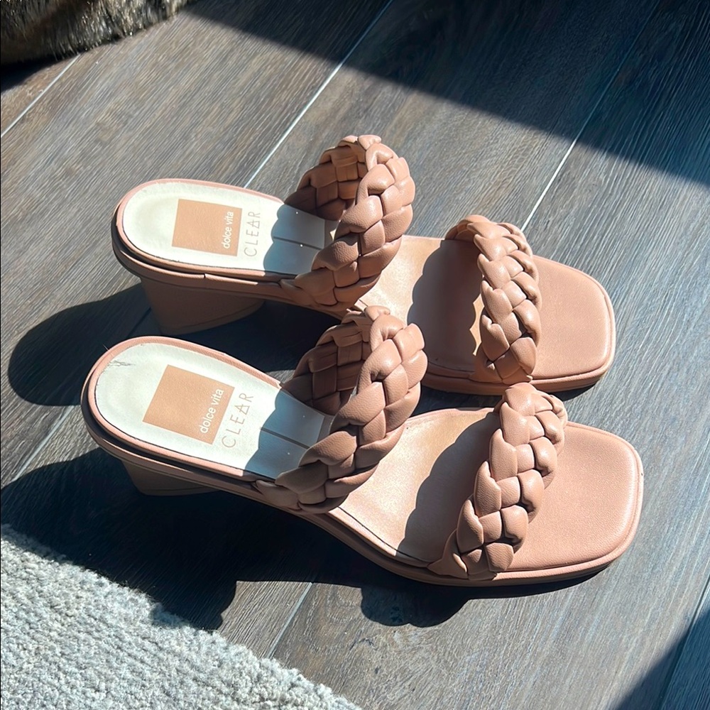 Dolce Vita Women's Nude Braided Sandals